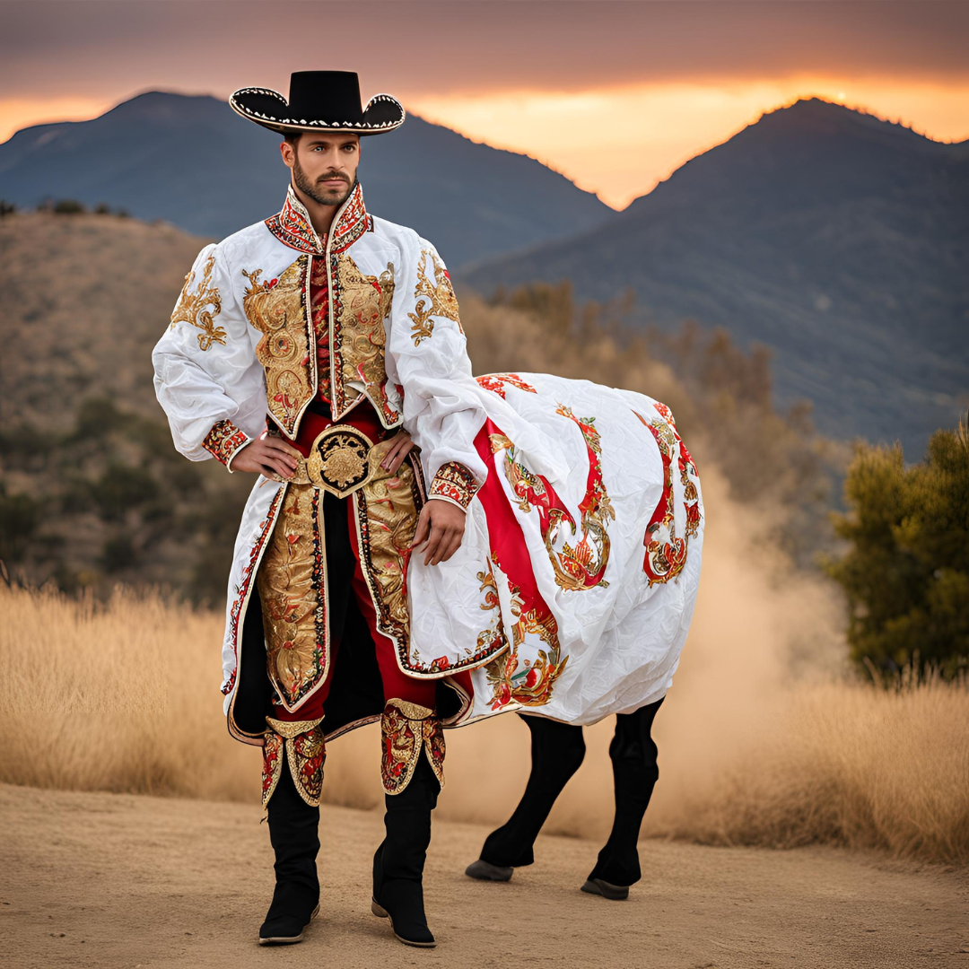 Matador Jacket 3pc Suit - Unisex Heavy Hand Embroidery (MS-64) Bespoke Point