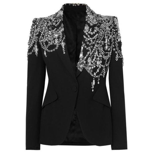 Women Black Jacket (WS-113) Bespoke Point