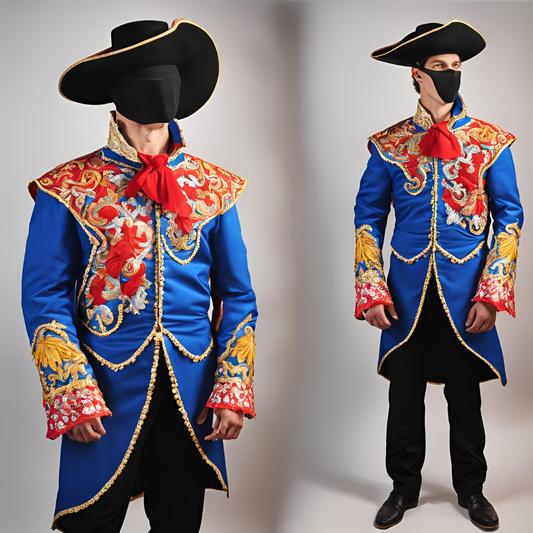 Matador Jacket 3pc Suit - Unisex Heavy Hand Embroidery (MS-52) Bespoke Point