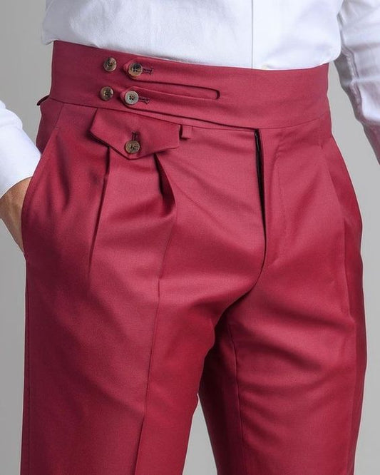 Men Red Gurkha Pant (BP-01)