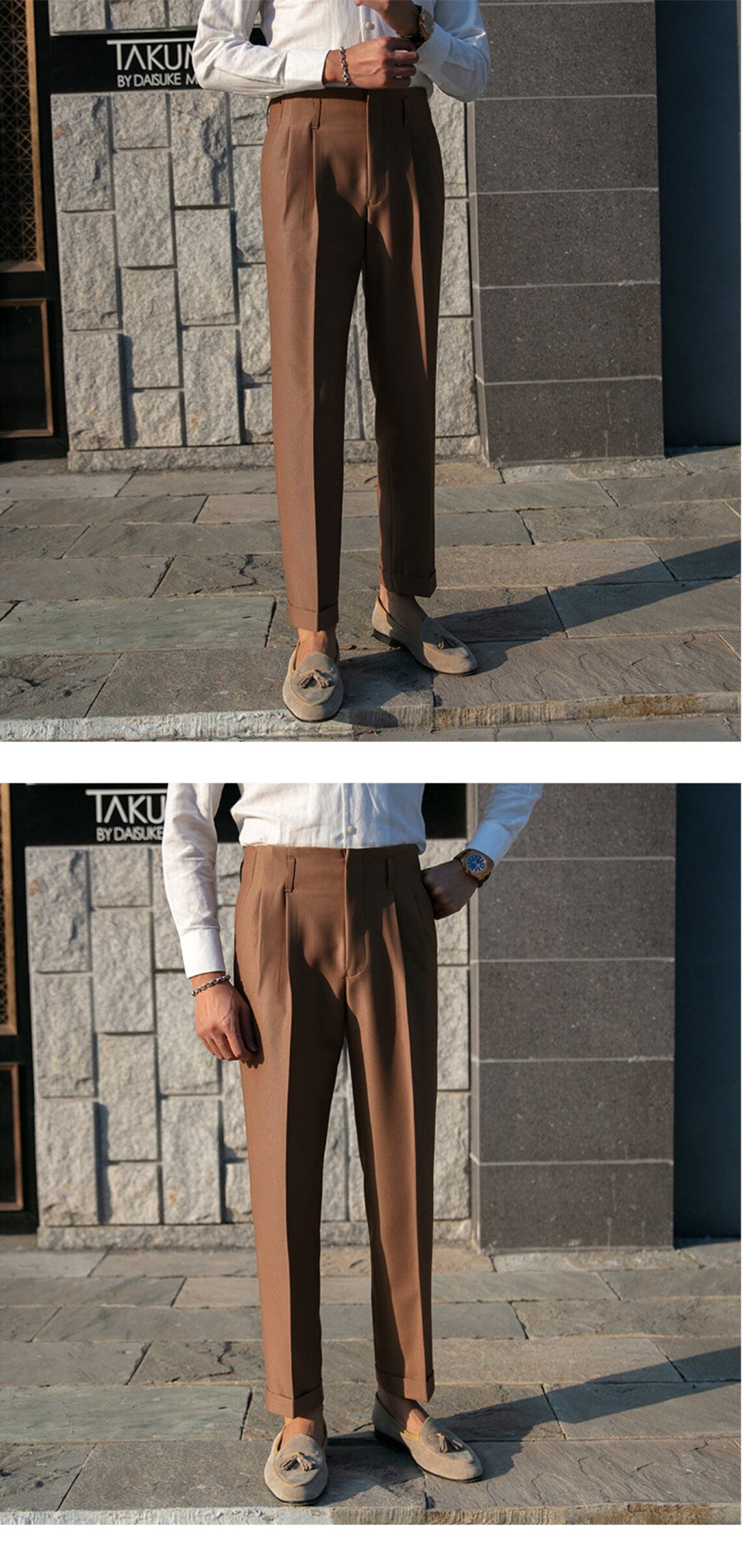 Men Brown Gurkha Pant (BP-34)