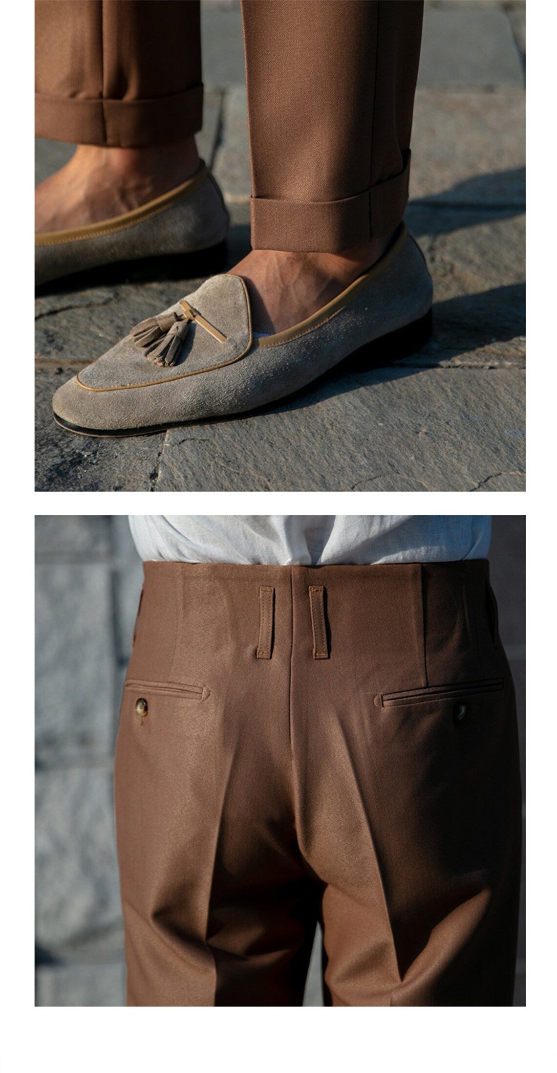 Men Brown Gurkha Pant (BP-34)