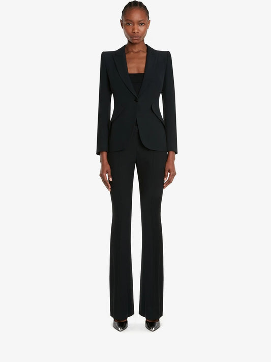 Women Black 2pc Suit (WS-17) Bespoke Point