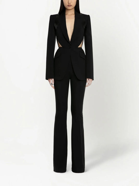 Women Black 2pc Suit (WS-18) Bespoke Point