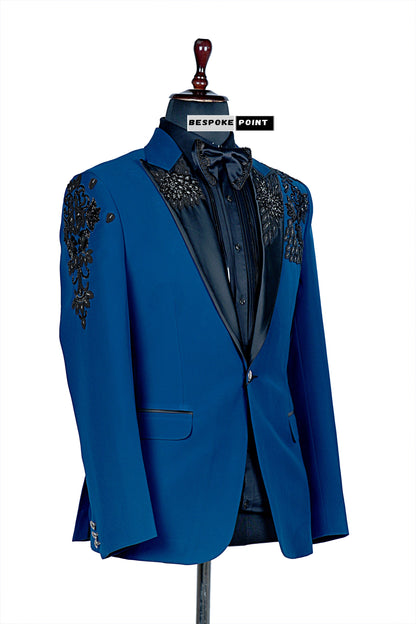 Men 2pc Embroidery Suit (NS-23) Bespoke Point