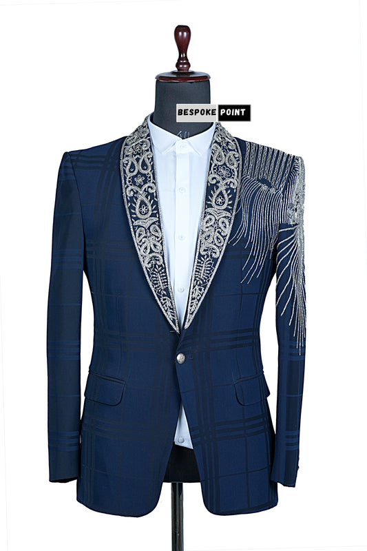 Men 2pc Embroidery Suit (NS-24) Bespoke Point