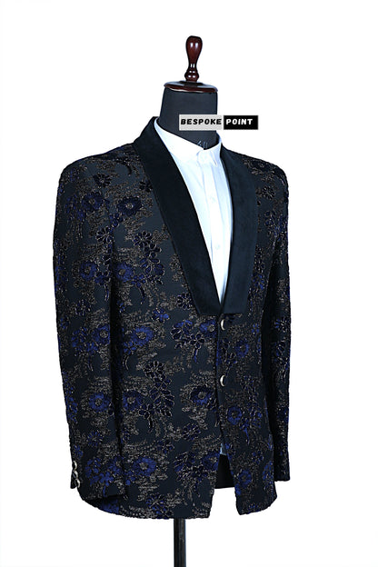 Men 2pc Embroidery Suit (NS-21) Bespoke Point