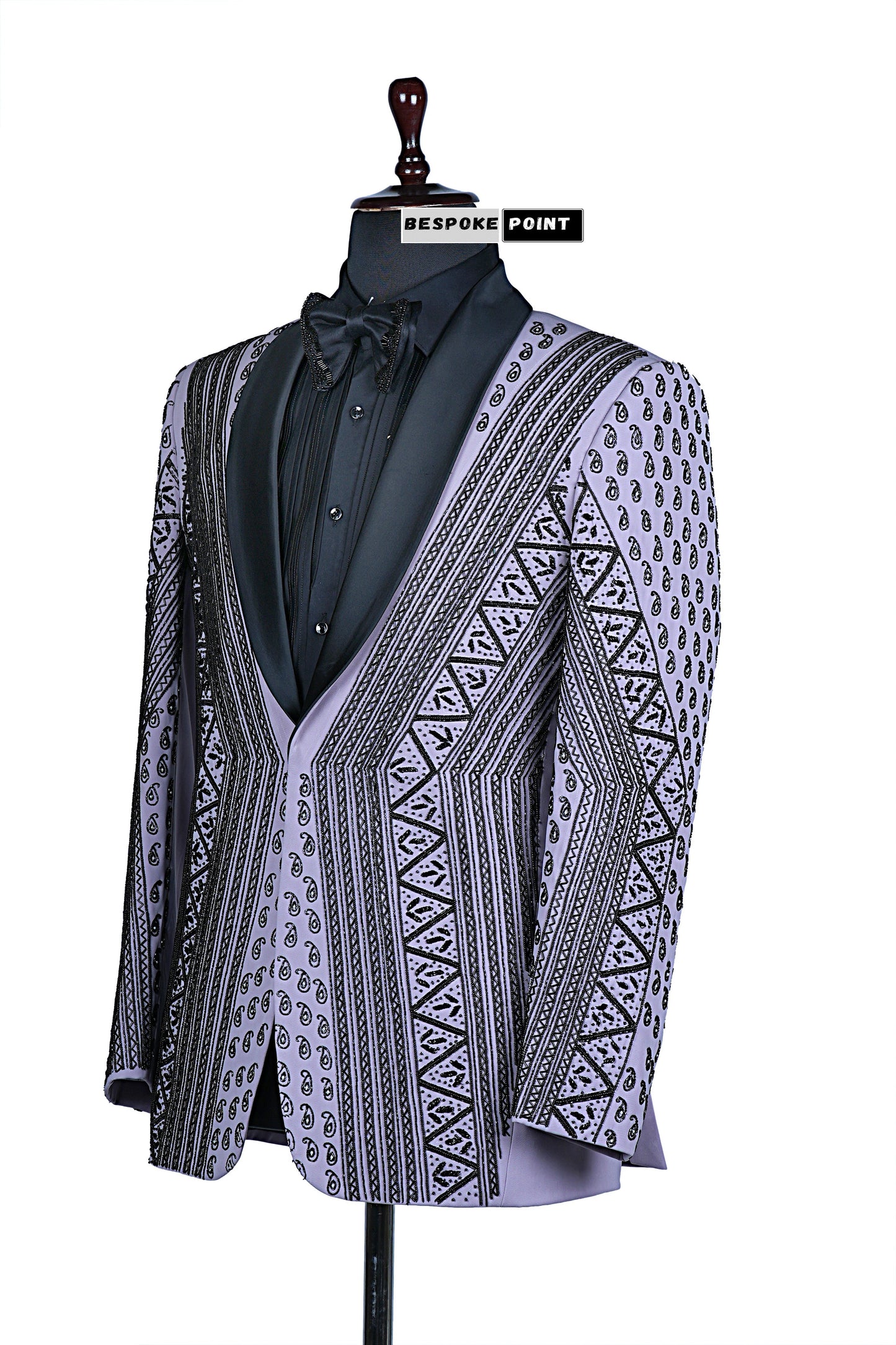 Men 2pc Embroidery Suit (NS-20)