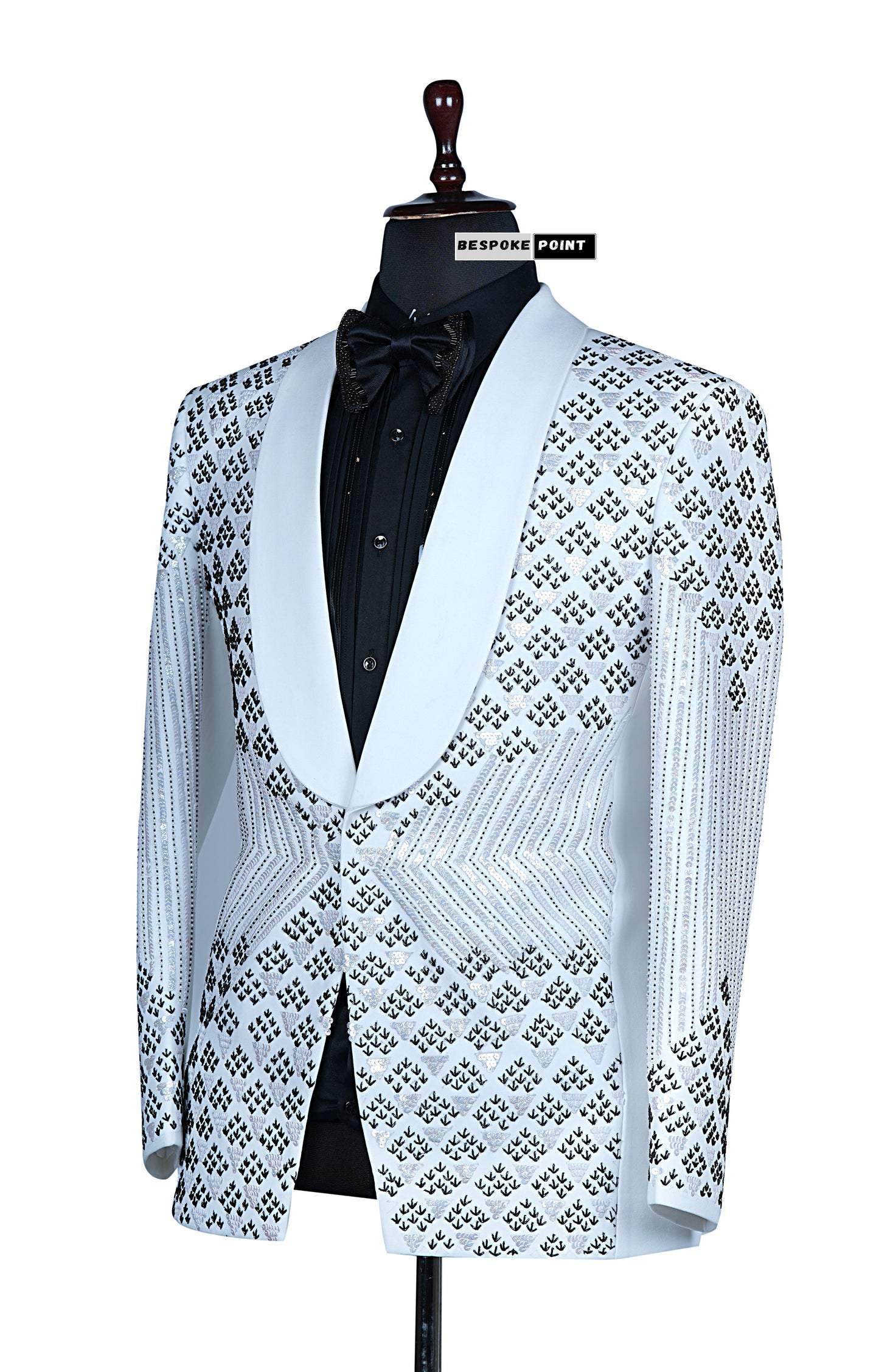 Men 2pc Embroidery Suit (NS-17) Bespoke Point