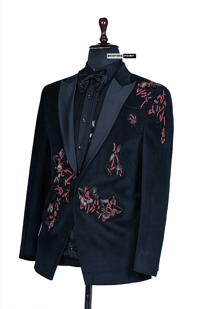 Men 2pc Embroidery Suit (NS-15) Bespoke Point