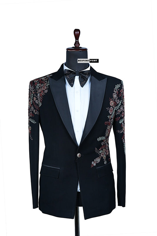 Men 2pc Embroidery Suit (NS-14) Bespoke Point