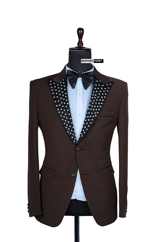 Men 2pc Embroidery Suit (NS-12) Bespoke Point