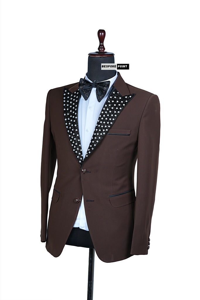 Men 2pc Embroidery Suit (NS-12) Bespoke Point