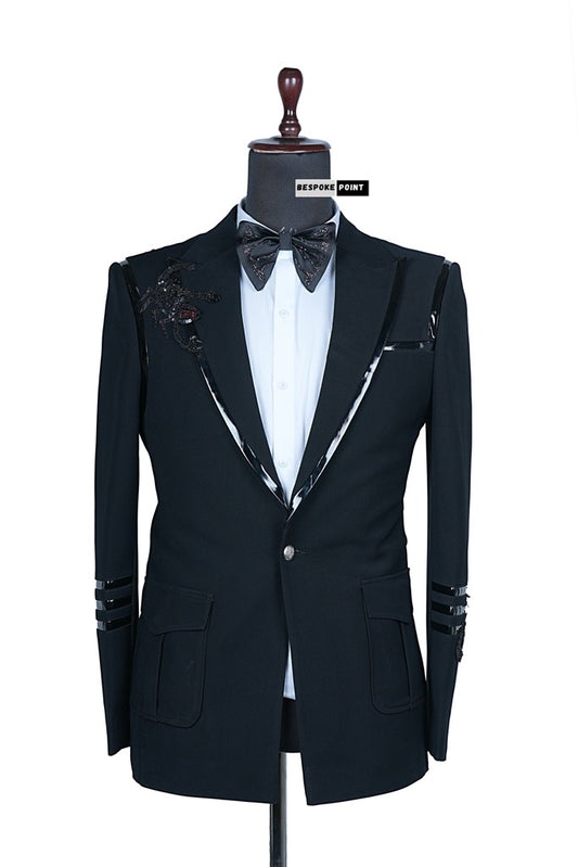 Men 2pc Embroidery Suit (NS-10) Bespoke Point