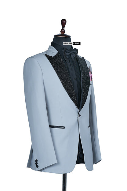 Men 2pc Embroidery Suit (NS-09) Bespoke Point