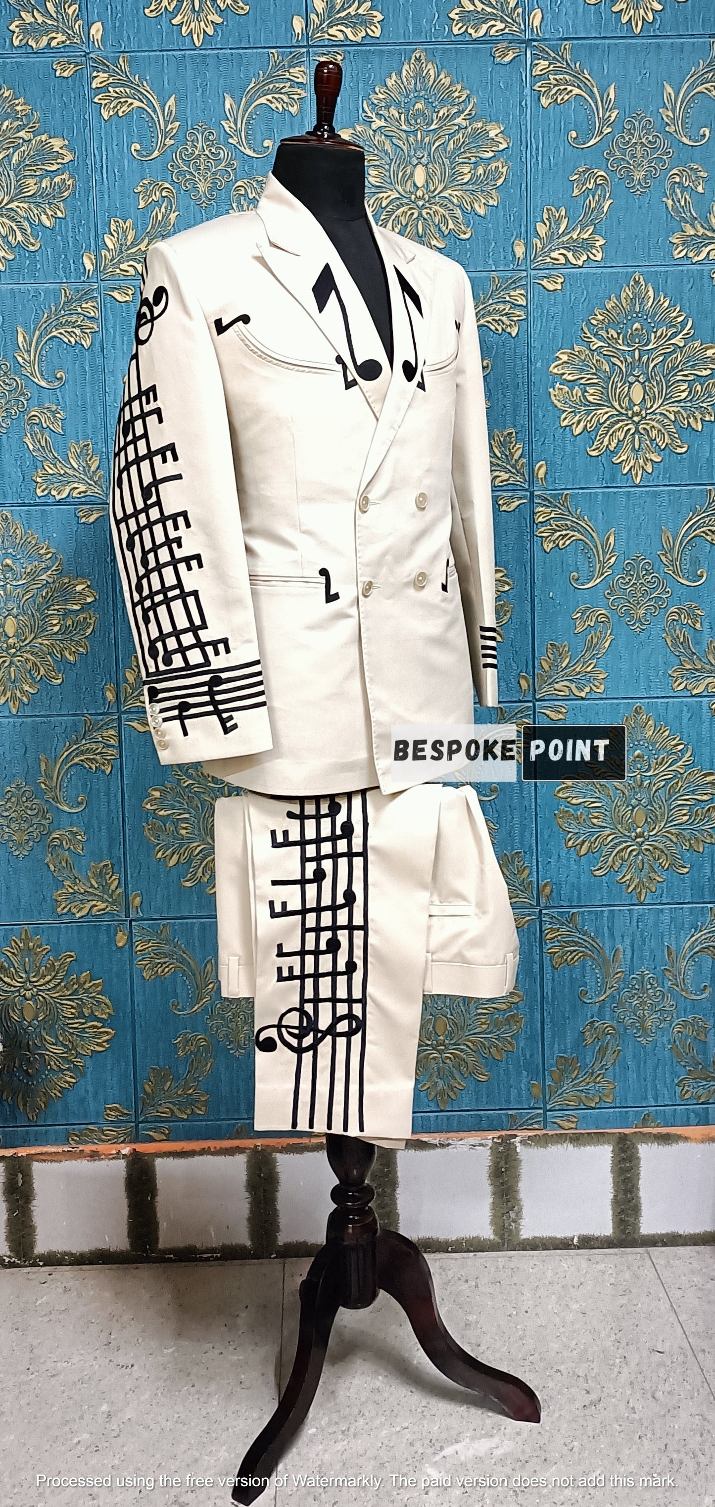 Men 2pc Ivory Suit (NS-07)