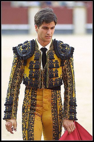 Matador Jacket Suit Unisex Yellow Black Heavy Hand Embroidered (MS-03)