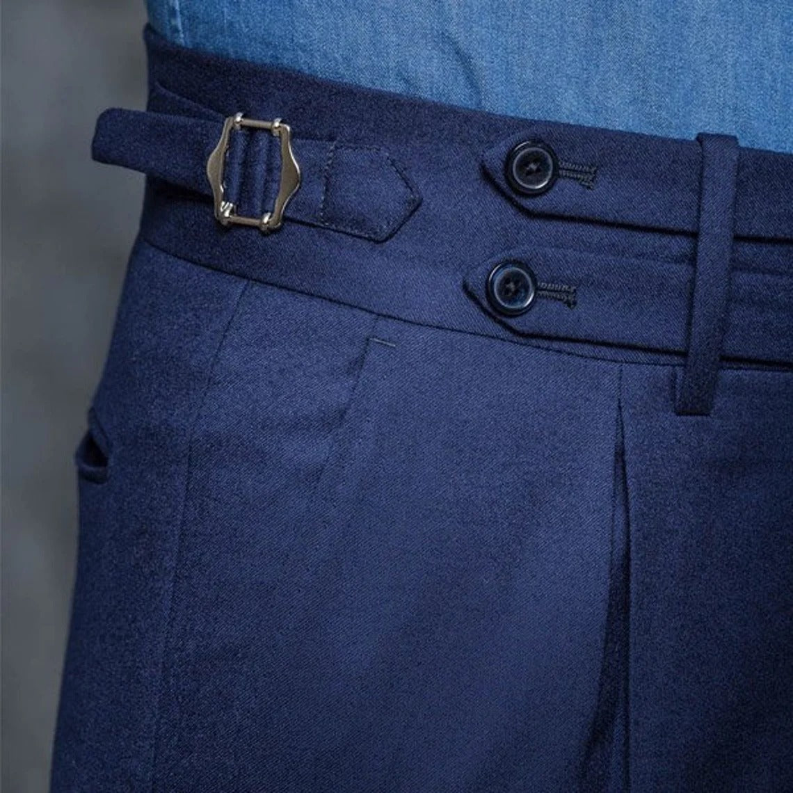 Men Blue Gurkha Pant (BP-28)