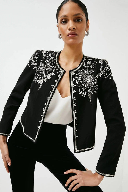 Women Black Jacket (WS-111) Bespoke Point