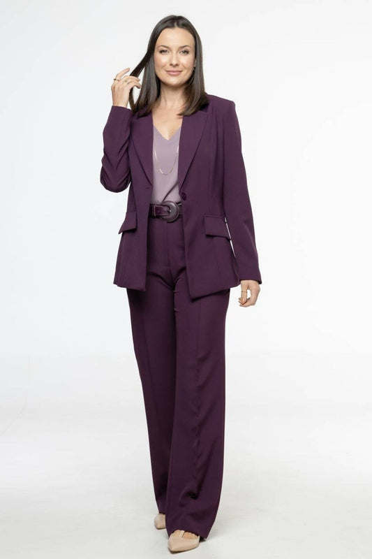 Women Wine 2pc Suit (WS-94) Bespoke Point