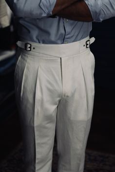 Men White Gurkha Pant (BP-36)