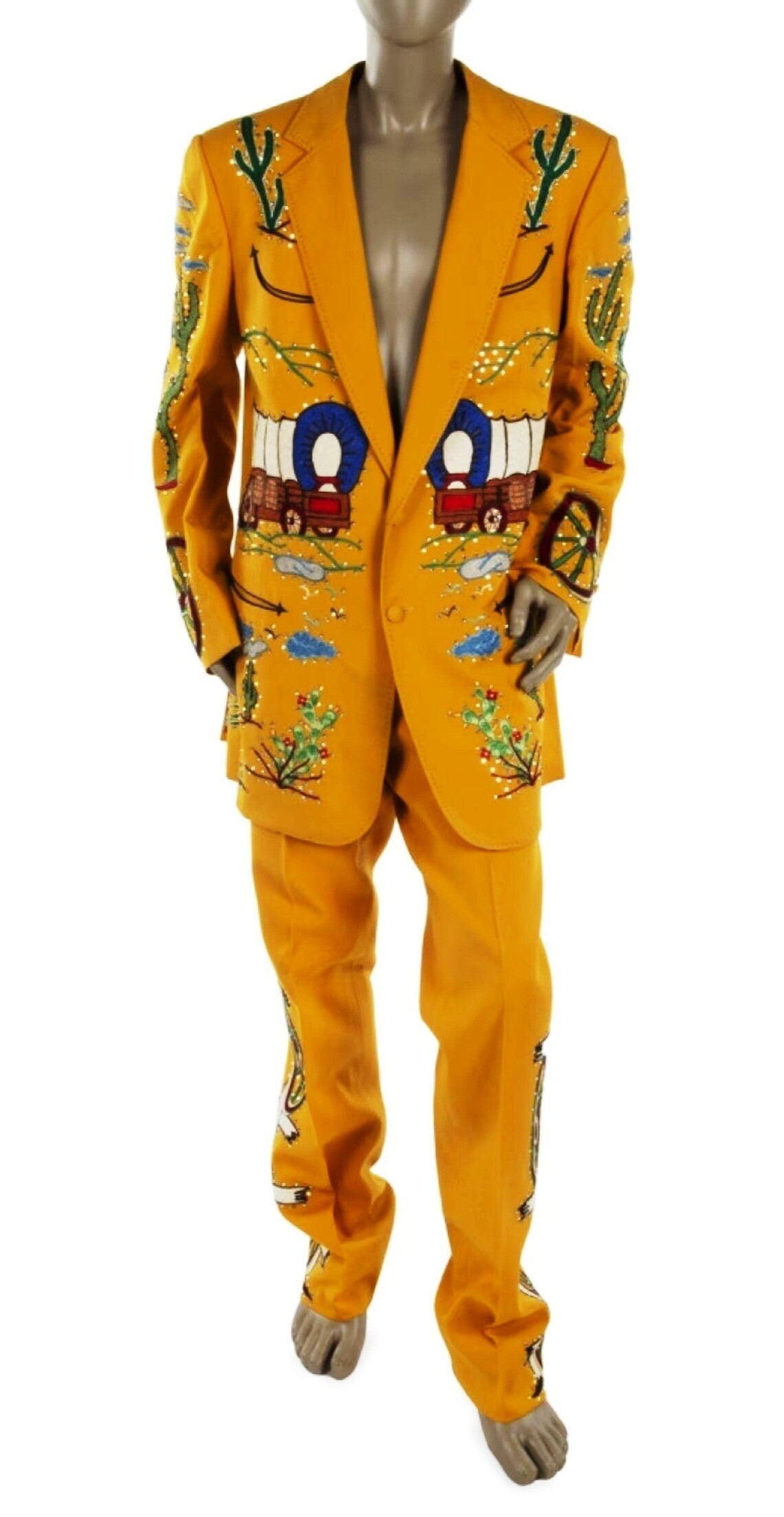 Men 2pc Yellow Suit (NS-01)